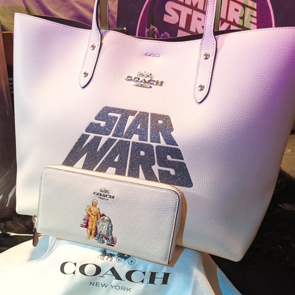 Authentic coach limited/special edition star wars tote